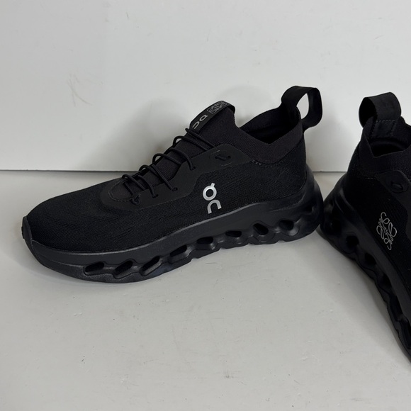 Loewe x On Running Cloudtilt Sneakers Womens 6 All Black Knit Running Shoes - Picture 5 of 15